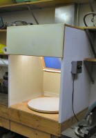 Bench top spray booth