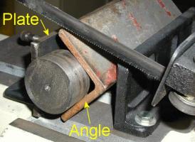 Jaw extension using angle and plate.